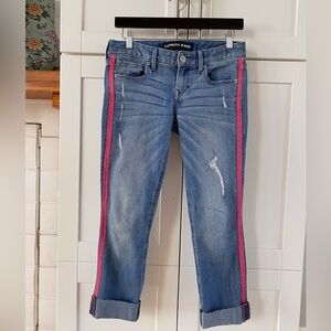 Express Stella Low Rise y2k Ankle Jeans